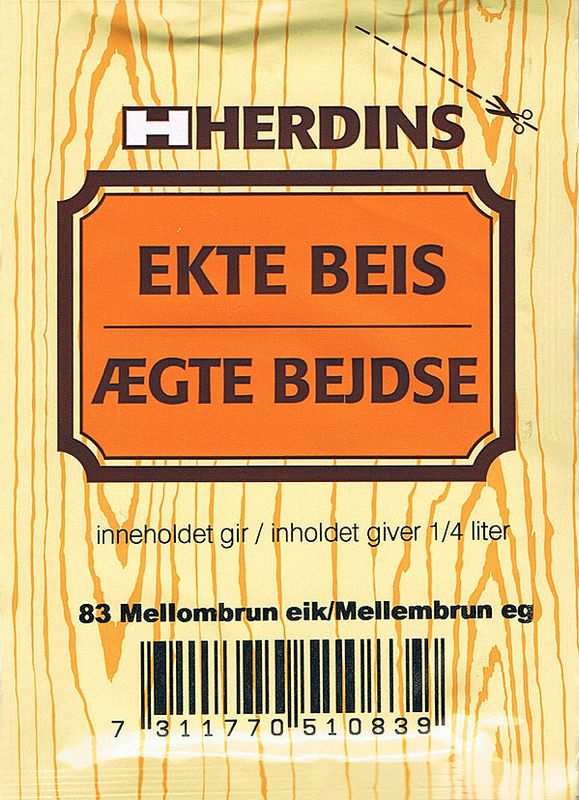 Beis nr. 83 Mellombrun Eik