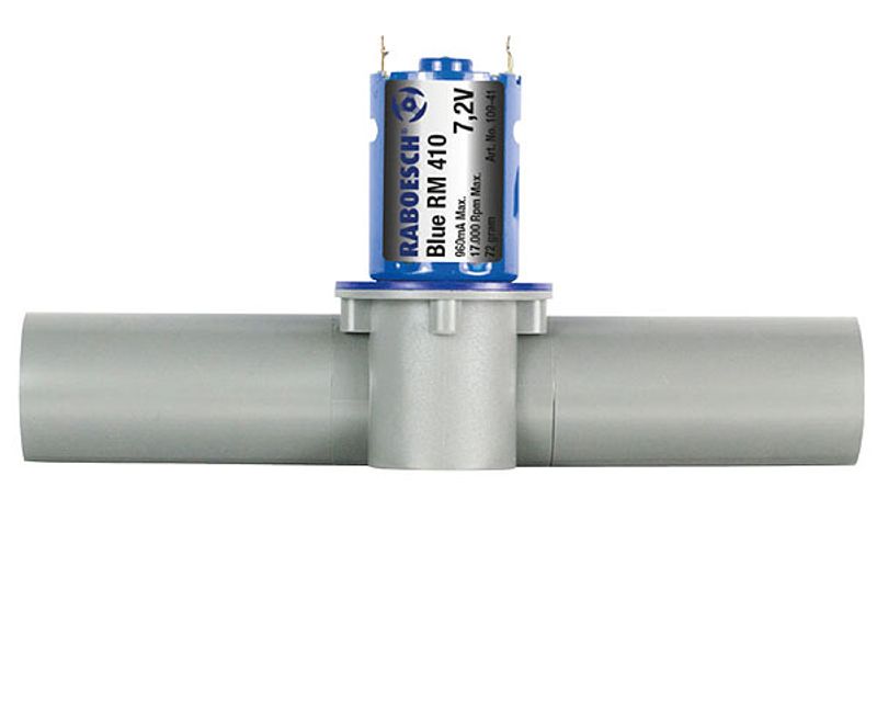 Baugpropell m/motor og propell. 7,2 V Ø:25 mm.
