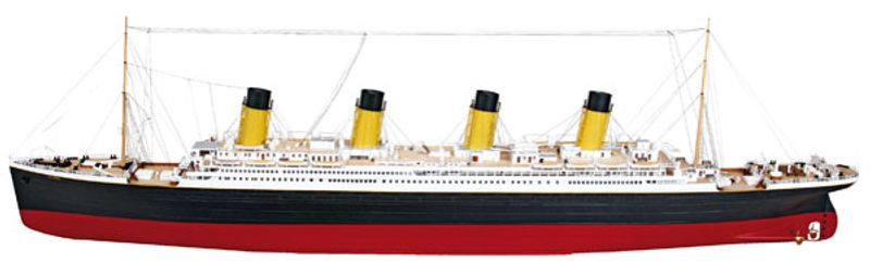 Titanic byggesett. 1880 mm. Skala 1:144