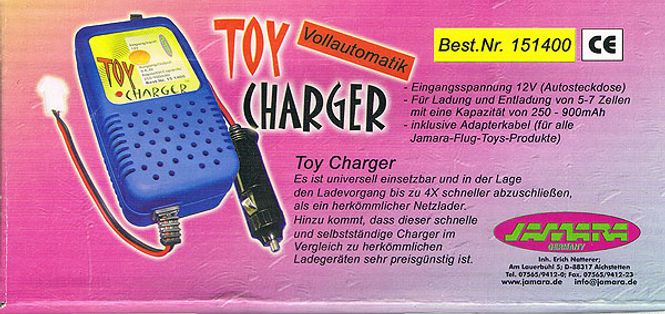 Hovedbilde Lader 12V. Toys-Automat 5-7 celler/250-900 mAh.