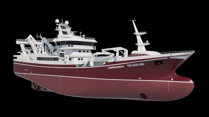 Hovedbilde Trønderbas: Moderne fiskefartøy. Skala 1:72, 1050 ...